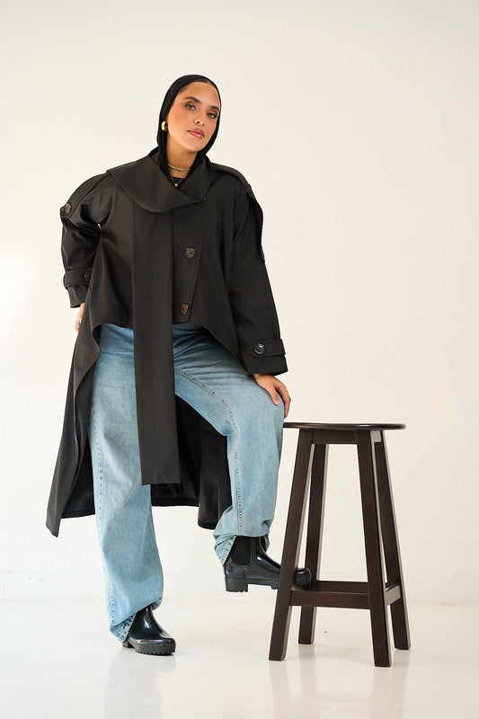 Wrapi coat - Black
