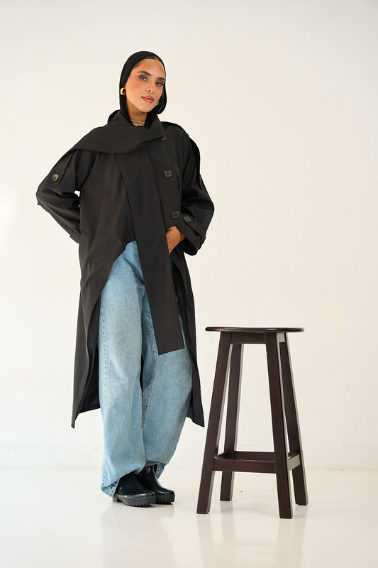Wrapi coat - Black